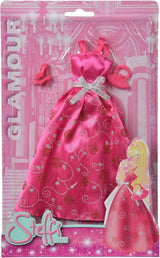 Simba 105723369 – Steffi Love Glamour / Puppenkleidungsset / 3 verschiedene Artikel / Nur ein Artikel ist im Lieferumfang enthalten / Ballkleid für alle 29-cm-Puppen / Puppe nicht im Lieferumfang enthalten