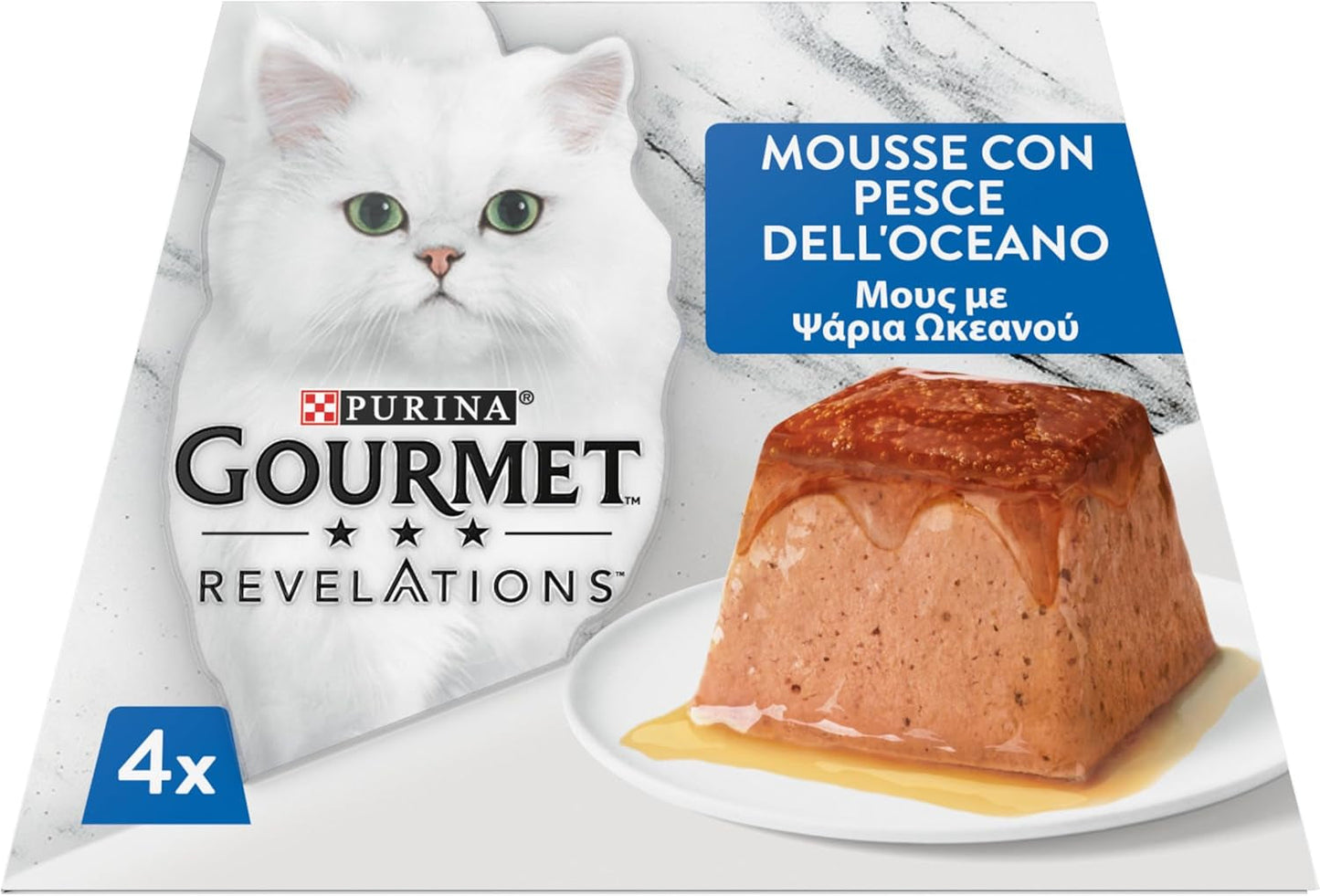 Revelations Nassfutter für Katzen mit Meeresfischen, 24 x 57 g