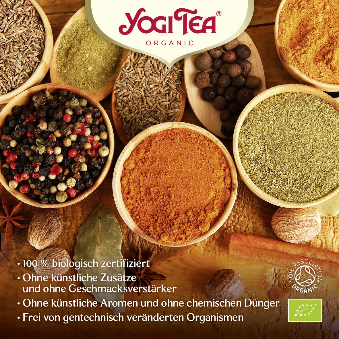 Yogi Tea – Grüner Tee mit Ingwer und Zitrone, Bio-Ayurvedischer Tee mit Gewürzen und Kräutern, Mischung aus grünem Tee, Ingwer und Zitrone, Yogi Tea 3er-Pack, 3 x 17 Teebeutel (insgesamt 51 Teebeutel), ideal als Geschenk