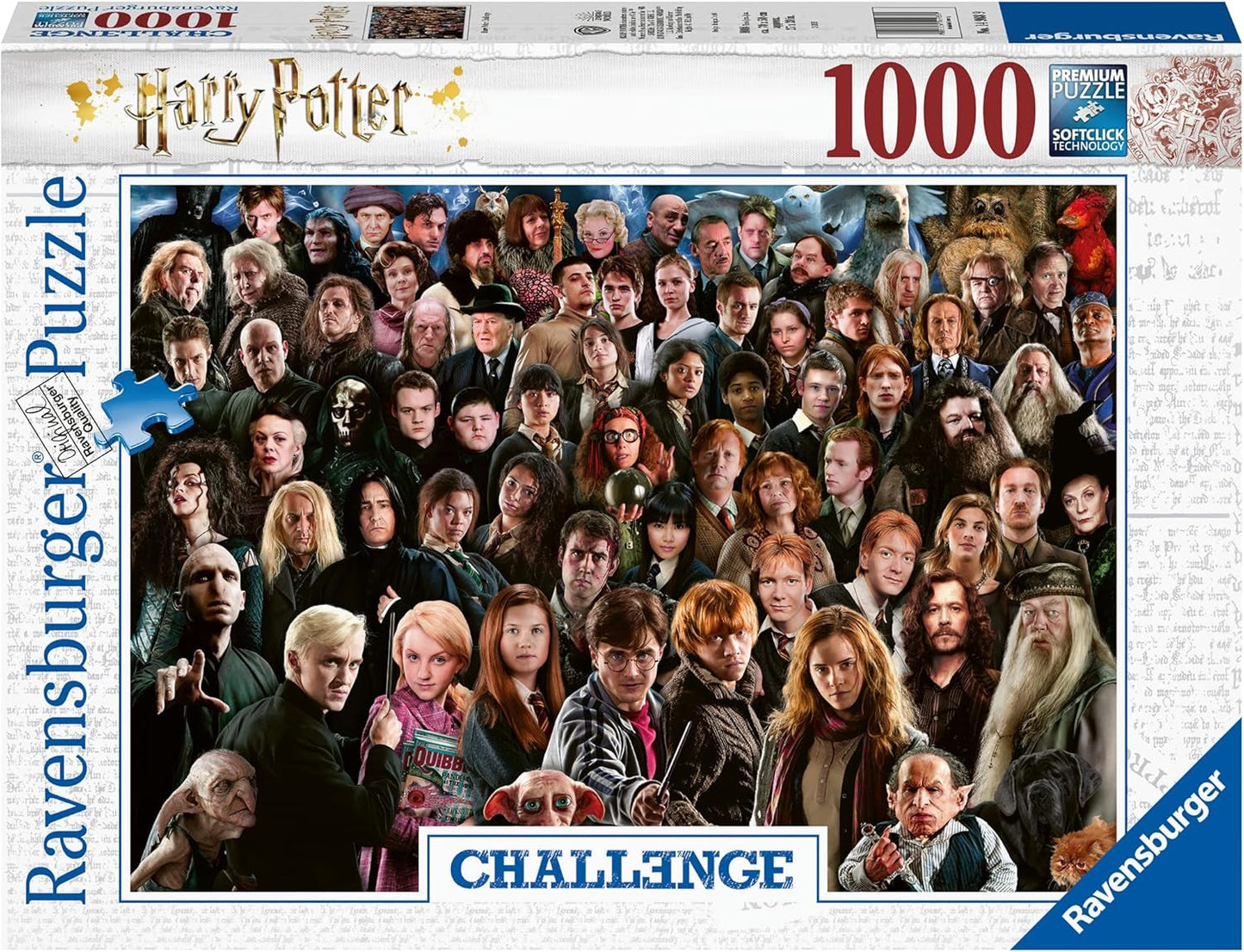 Ravensburger Harry Potter 1000-teiliges Puzzle 12000457 – Über 70 Charaktere aus der Zaubererwelt von Hogwarts in einem Puzzle für Erwachsene und Kinder ab 14 Jahren. Puzzle Naty Shop. Ältere Version