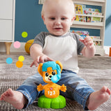 Fisher Price Animal Band Rino der Fuchs lernt Gegensätze, interaktiver Fuchs zum Lernen durch Bewegung, bunte Lichter, Lieder und Geräusche, Babyspielzeug, 9+ Monate, HYL02 Babyspielzeug Naty Shop