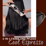 Wella Professionals Color Fresh Mask Cool Espresso – Behandlung zur Revitalisierung und Veränderung der Haarfarbe – pflegender Farbton mit Avocadoöl – für schwarzes und schwarzes Haar – 150 ml Naty Shop Haarmaske