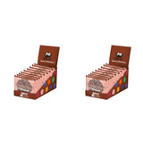 Doppelnussschokolade – Vegan, glutenfrei, sojafrei, Bio-Cashew- und Haferkekse – 12 x 50 g Multipack (2er-Pack)