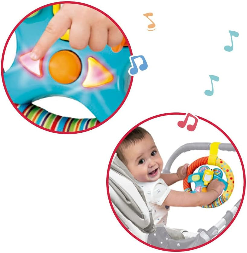 Babyfarbenes Babyspielzeug Wheel N Sounds Driver Babyspielzeug Naty Shop