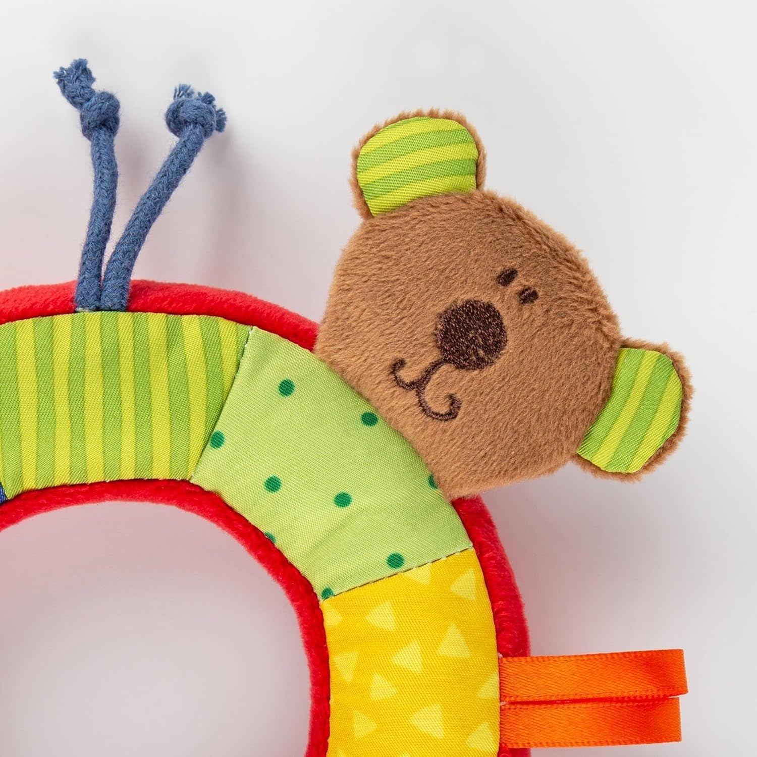 SIGIKID 40490 Aktivring Baby Activity PlayQ Mädchen- und Jungenspielzeug, empfohlen für Kinder ab 3 Monaten, mehrfarbig Babyspielzeug Naty Shop