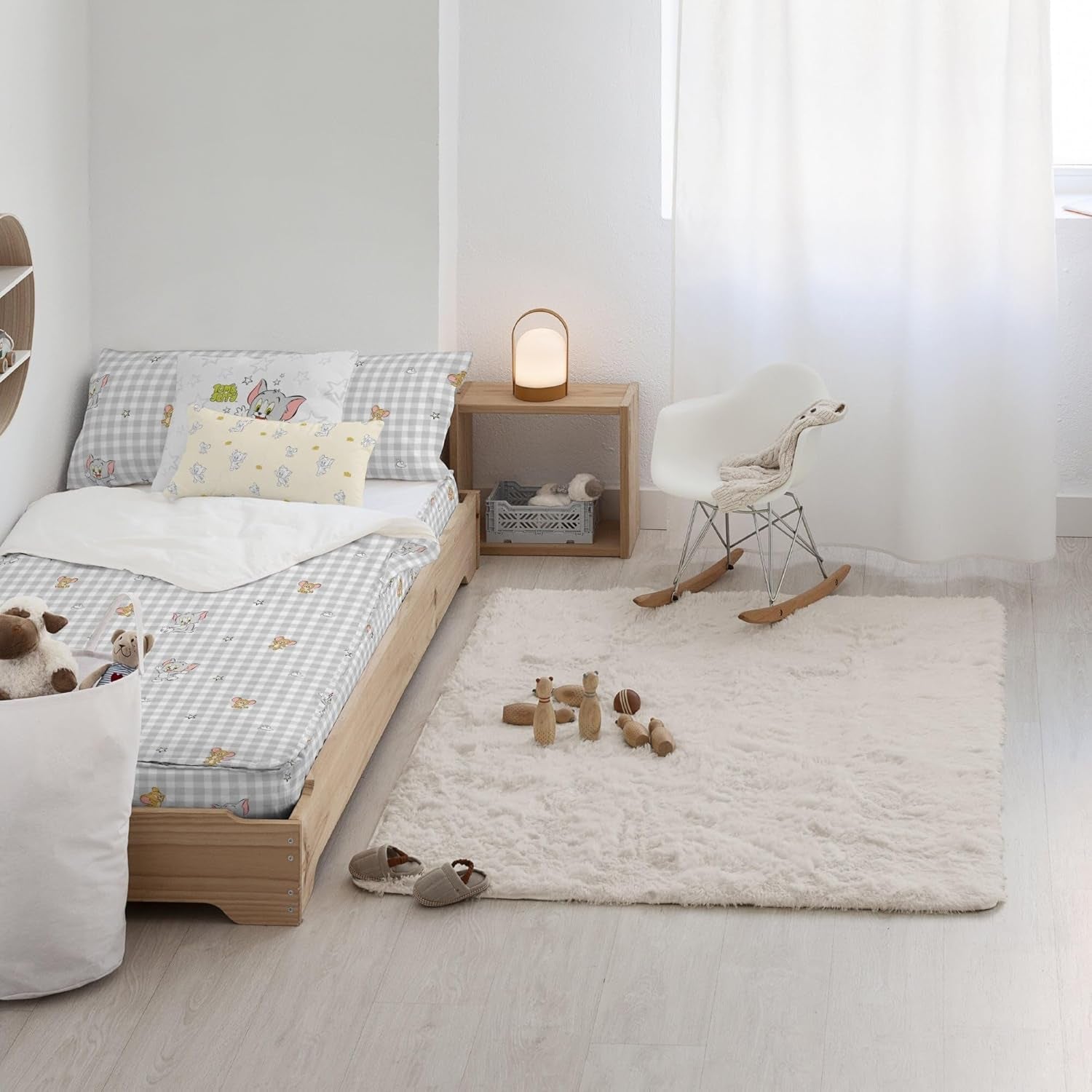 Noch nicht erhältlich Steppdecke 100 % Baumwolle, Tom Jerry Vichy-Muster, für 90 cm breite Betten (90 x 200 cm) Steppdecken und Steppdecken Naty Shop