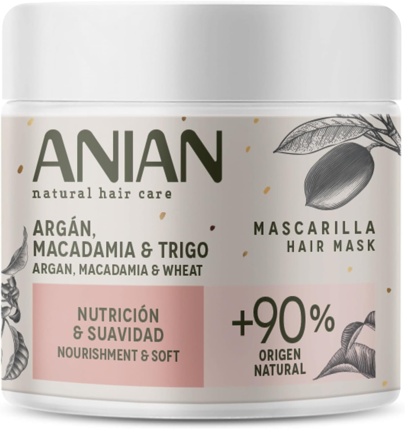 ARGÁN Nutrition y Suavidad Mascarilla 350 ml Haarmaske Naty Shop Standardtitel