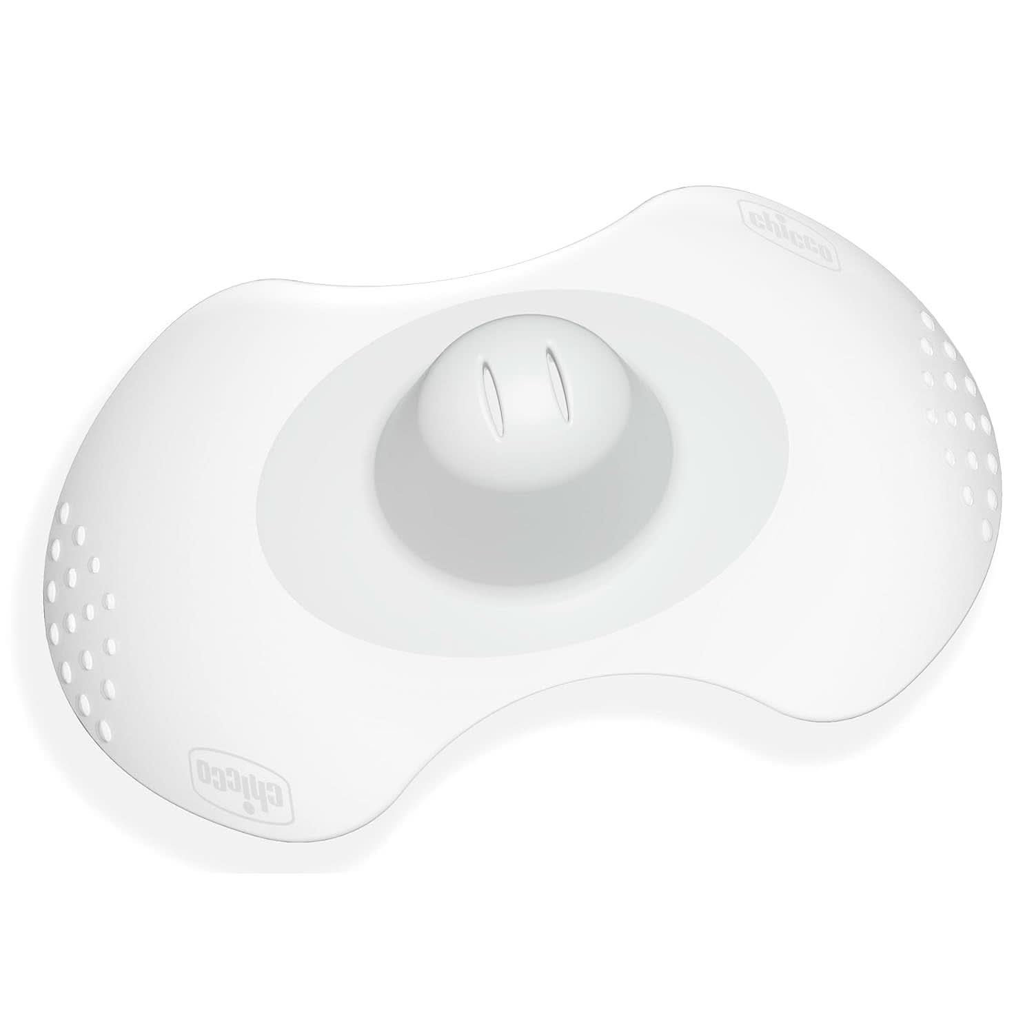 Chicco Skintoskin Brustwarzenschutz, Silikon, transparent, 6 Stück Lebensmittel- und Stillzubehör Bebe Naty Shop