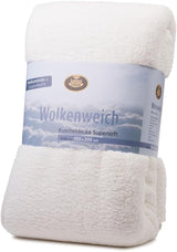 Gözze - Cloud weiche Kuscheldecke, Schaffellimitat, 100 % Polyester (Mikrofaser), 150 x 200 cm - Camel Bettdecken und Steppdecken Naty Shop Weiße Wolle