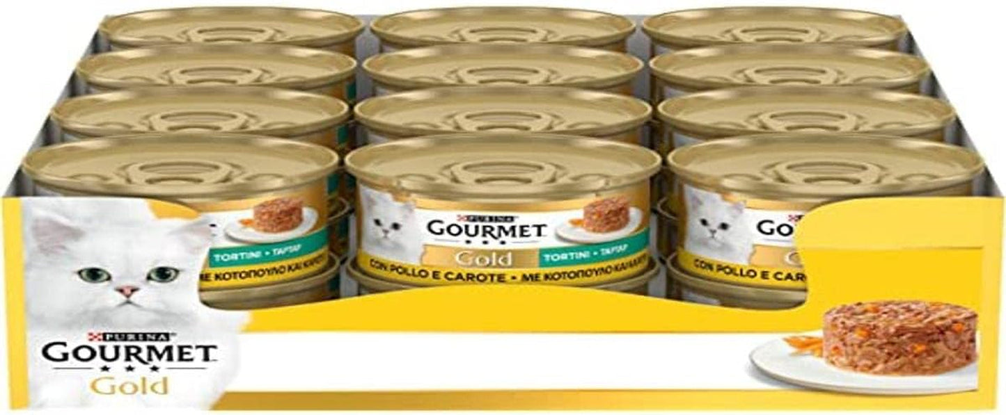 Purina Gold Chicken and Carrot Moist Veggie Meatballs, 24 Dosen à 85 g