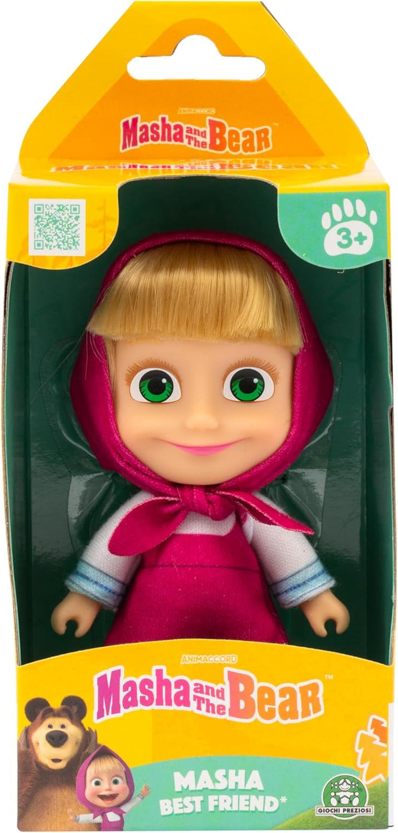 Mascha und Michka-Puppe, 12 cm, zum Sammeln, Sommer-Outfit, Modell, Spielzeug für Kinder ab 3 Jahren, MHA001