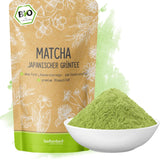 BIO Matcha-Pulver 100 g I Ohne Zusatzstoffe – 100 % natürlich I Hochwertiger japanischer Matcha-Tee I Grüntee-Pulver von