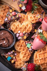 RUF Waffel-Mix, Großpackung, Grundmischung Zur Herstellung Von Waffeln Im Waffeleisen, Für Großküchen, Kantinen, Hotels Und Restaurants, 1 X 2500G Mix zum Backen und Kochen Naty Shop