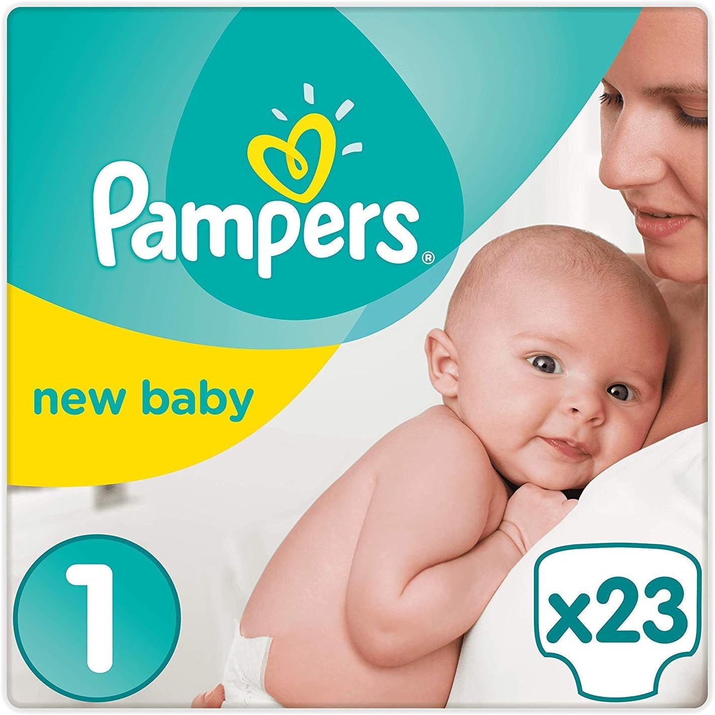 Pampers Premium Protection New Baby Windeln, Größe 1 (Neugeborene), 22 Stück