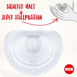 NUK Stillhütten | Brusthütchen Zum Stillen | Schützt vor Wunden Brustwarzen | Dünnes Silikon | Größe M (20 mm) | Inklusive Schutzdose | 2 Stück Babynahrung und Stillzubehör Naty Shop