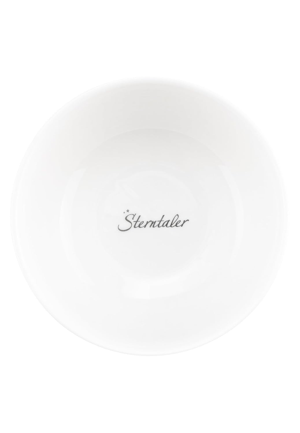 Sterntaler Porzellan-Geschirr-Set im rustikalen Design – rutschfester und abnehmbarer Silikon-Geschirr-Set – Baby- und Kindergeschirr mit Teller, 400-ml-Schüssel und 200-ml-Becher, weiß