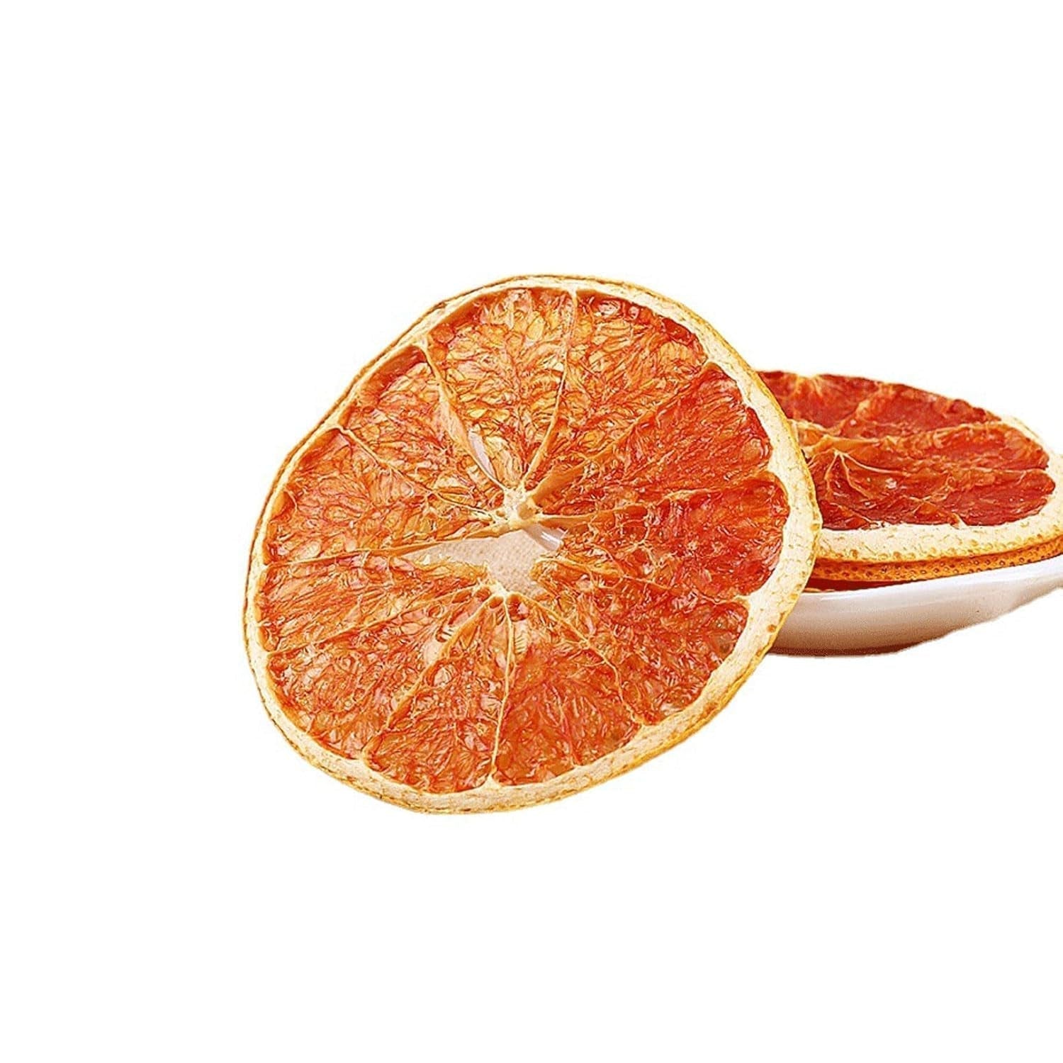 Getrocknete Grapefruitscheiben, dehydrierte Grapefruit, Vasenfüller, Weihnachtsdekoration, rote Grapefruitscheiben, Trockenfruchtscheiben für Tee, ohne Zuckerzusatz (100 g (1 Packung)) Naty Shop Dehydrierte Produkte 200 g (1 Packung)