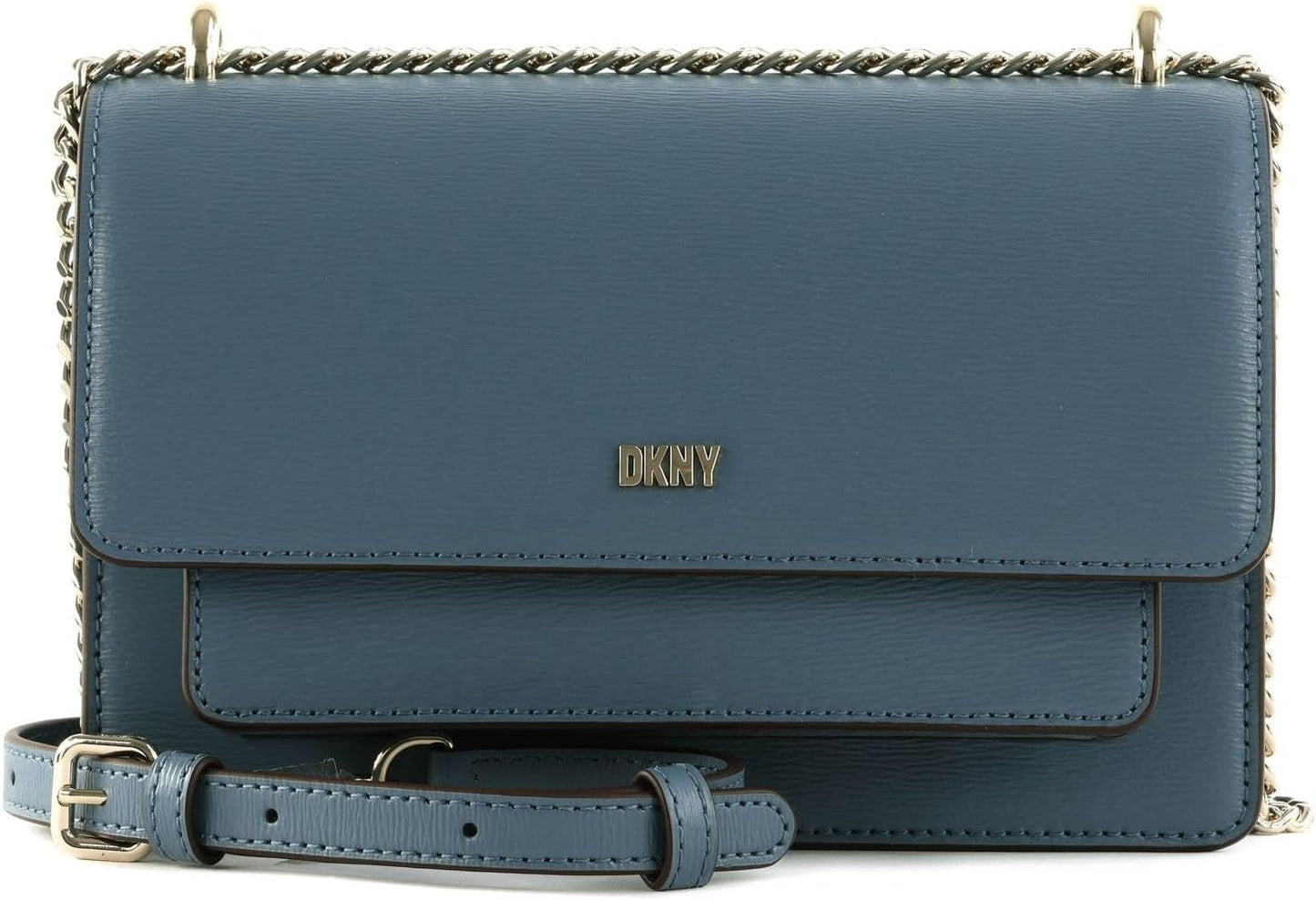 DKNY Clutch Umhängetasche für Damen, Küstenblau Damentaschen Naty Shop Standardtitel