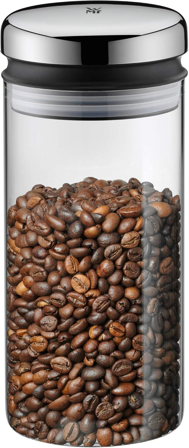 WMF Barista Sirup-/Honigspender 240ml, Vorratsdose & Depot aus Glas 1l, Höhe 21,5 cm, Vorratsdose mit Deckel, Kaffeebohnenbehälter, Müslidose, Frischhaltedose mit großer Einfüllöffnung Frischhaltedosen Naty Shop
