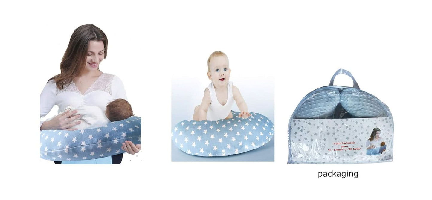4108-12 Stillkissenbezug und Füllung, 50 x 60 cm Lebensmittel- und Stillzubehör Bebe Naty Shop