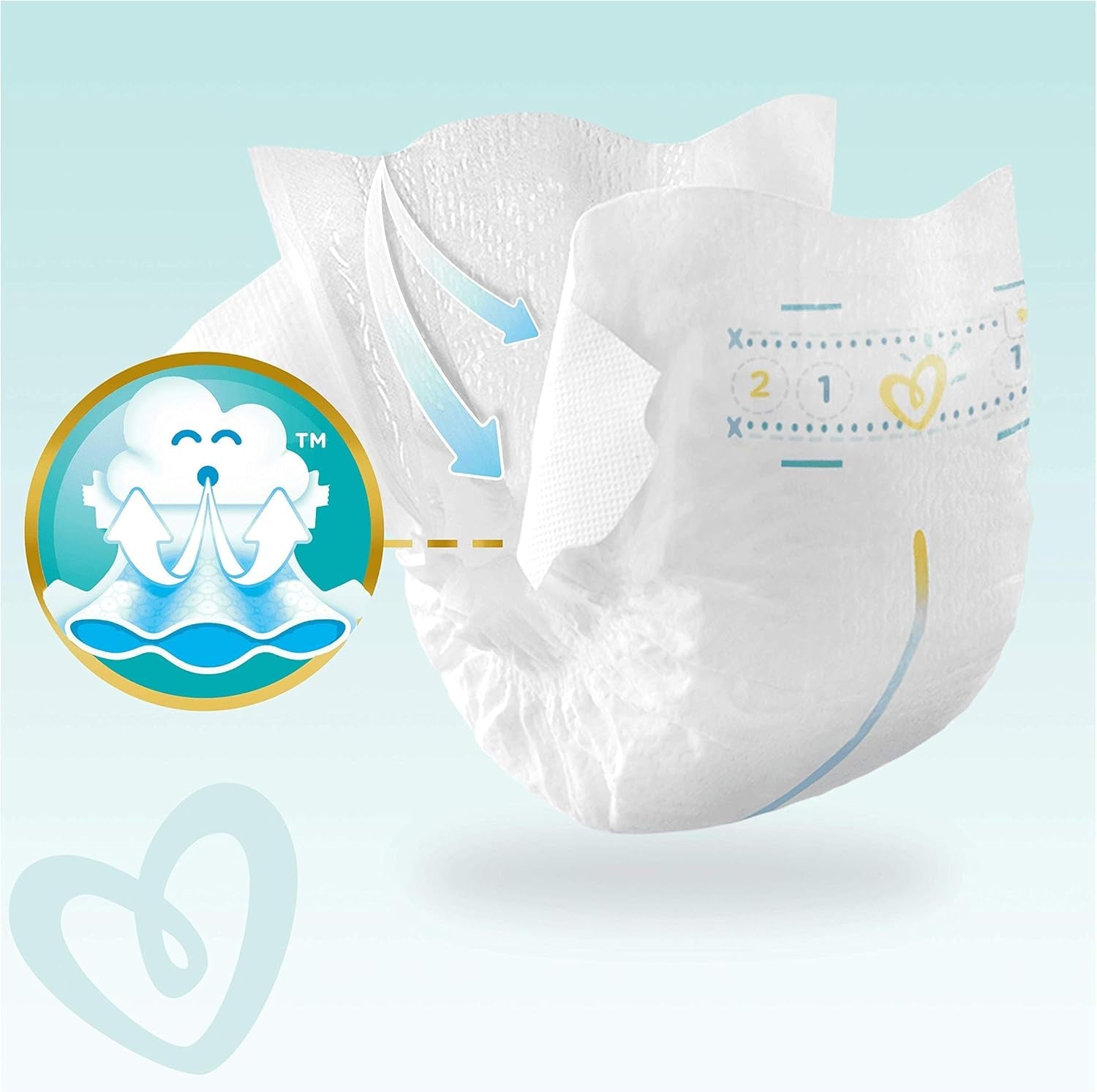 Pampers Premium Protection New Baby Windeln, Größe 1 (Neugeborene), 22 Stück