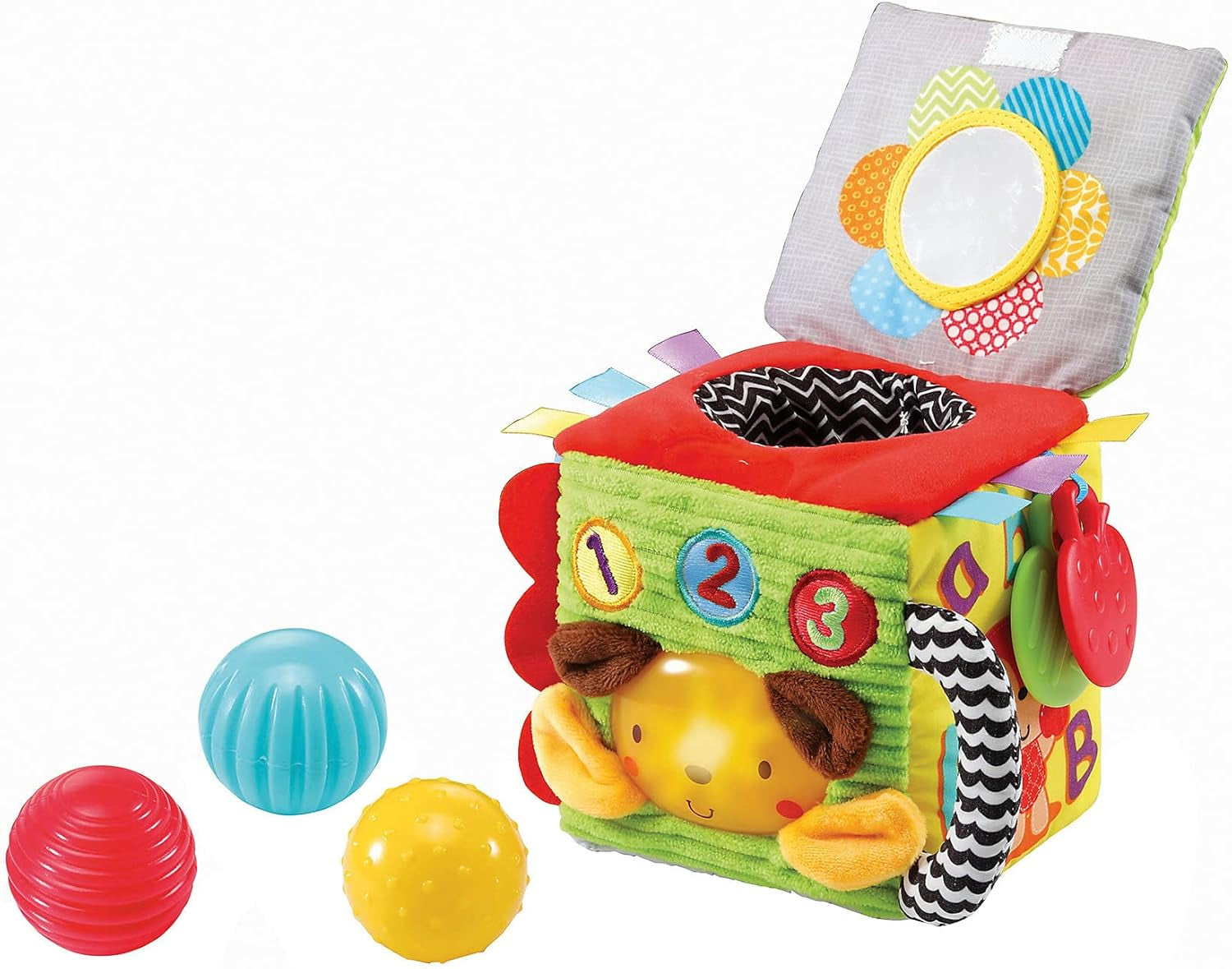 Vtech 80-528204 1-2-3 Würfel Kuscheltier für Kinder Jucarii Bebe Naty Shop Standardtitel