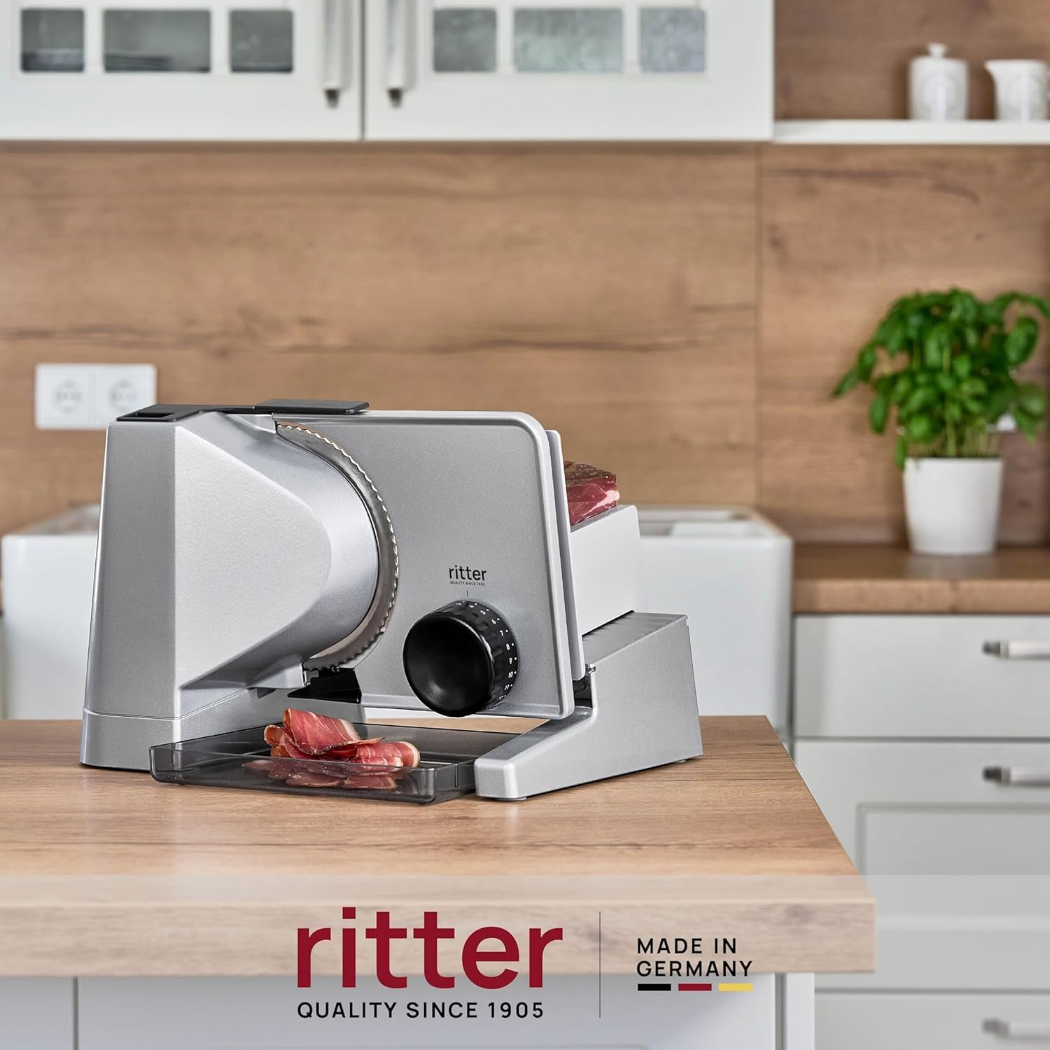 Ritter Solida 4, elektrischer Allesschneider mit mehreren Funktionen Rasnite und Allesschneider Naty Shop