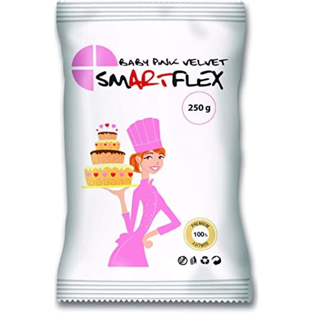 Fondant Baby Pink Velvet, 250 g Naty Shop Default Title Zuckerpaste