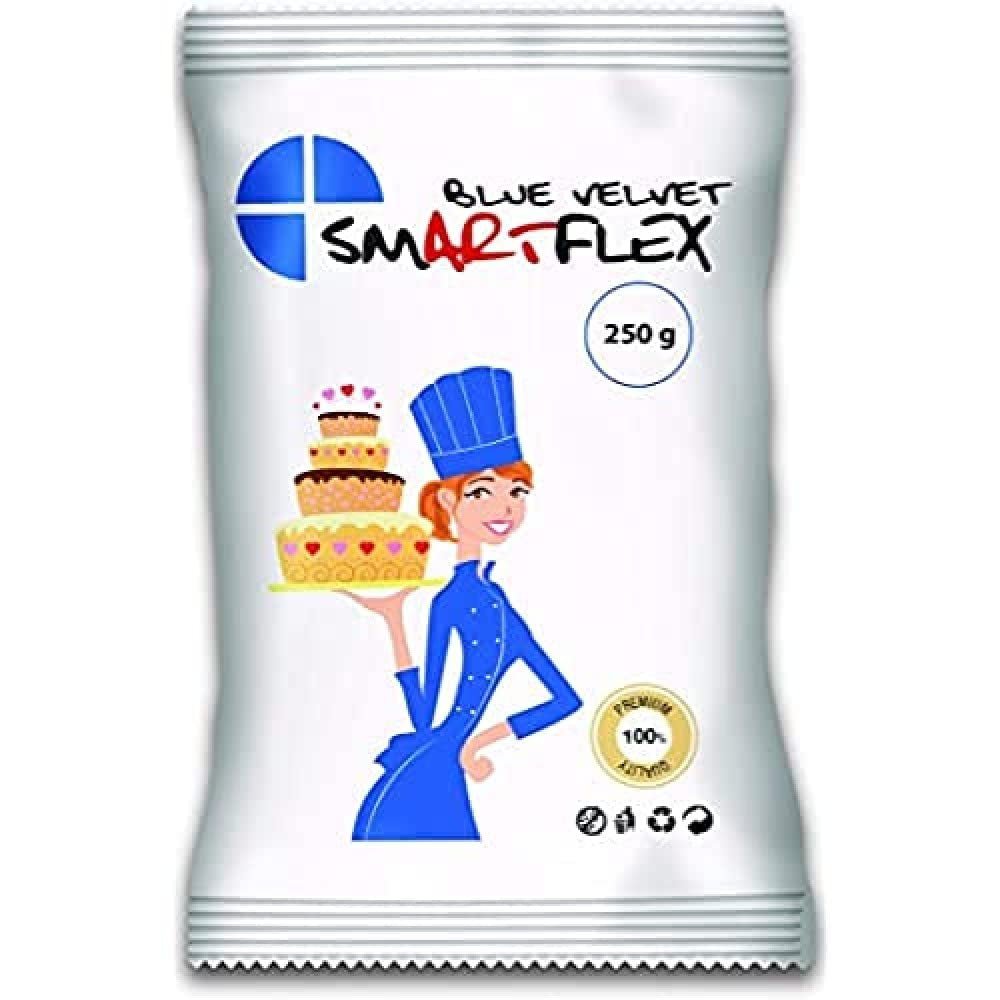 Fondant Blue Velvet, 250 g Zuckerpaste Naty Shop Standardtitel