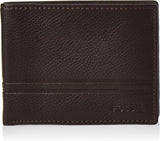 Fossil Herren Wilder Flip Id Bifold Reiseaccessoires Bi-Fold Wallet Portemonnaie Herren Naty Shop Wild Dunkelbraun Einheitsgröße
