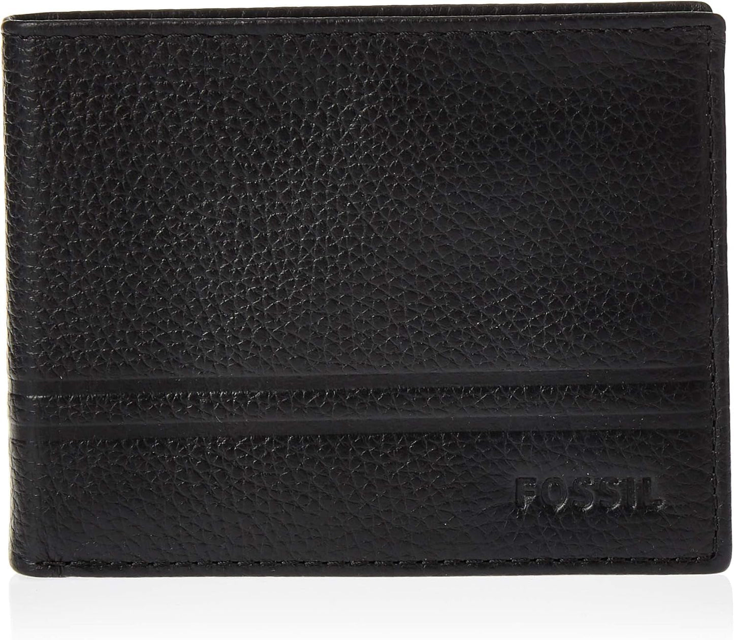 Fossil Herren Wilder Flip Id Bifold Reiseaccessoires Bi-Fold Wallet Wallet Men Naty Shop Black Wild One Size Fits All