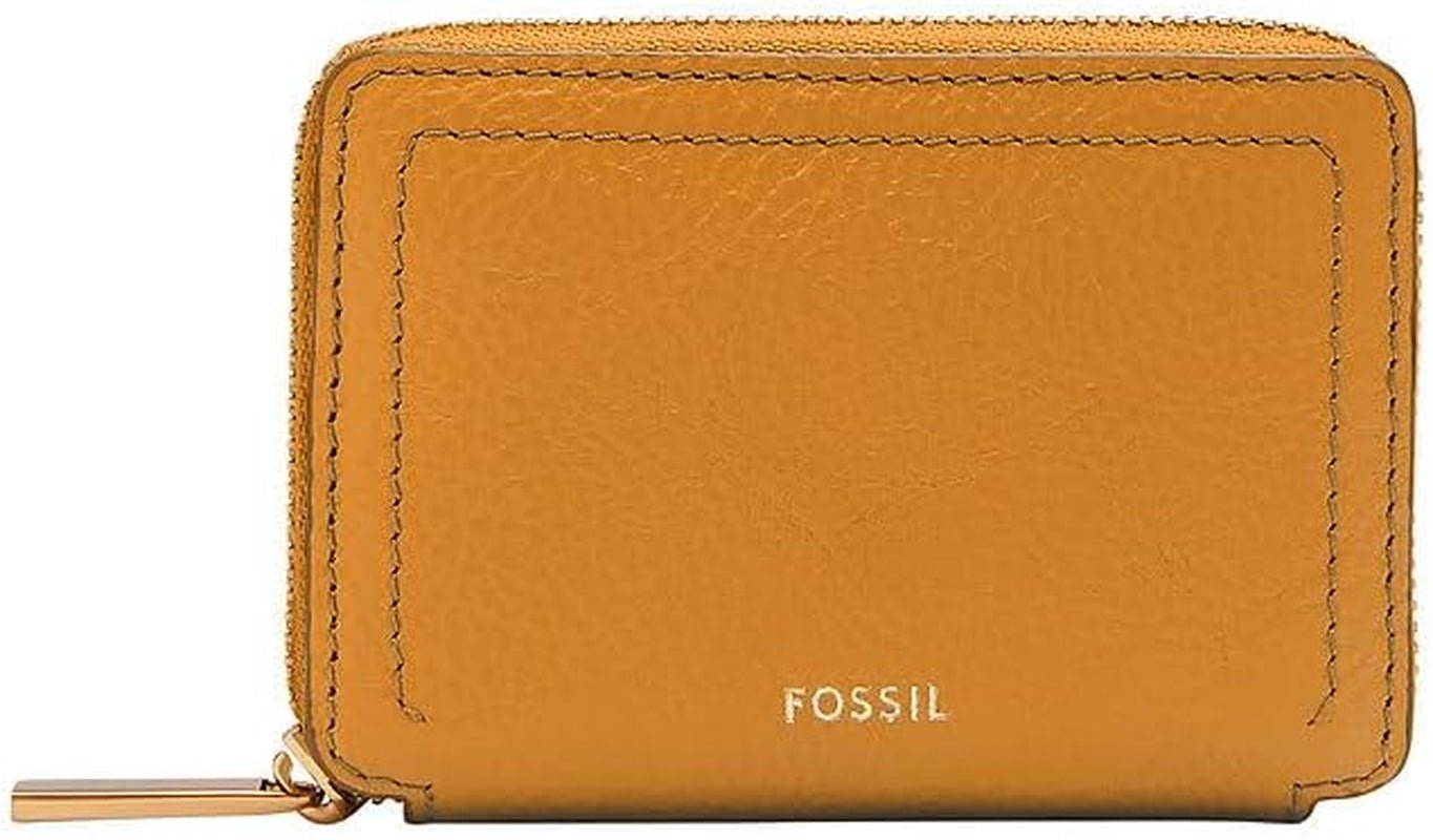 Fossil Damen Logan LiteHide™ Leder-Kartenetui mit umlaufendem Reißverschluss, SL10045763 Geldbörse Damen Naty Shop Standardtitel