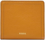 Fossil Ladies Logan Yellow Leather Bifold Wallet, SL7829763 Damenbrieftasche Naty Shop Standardtitel