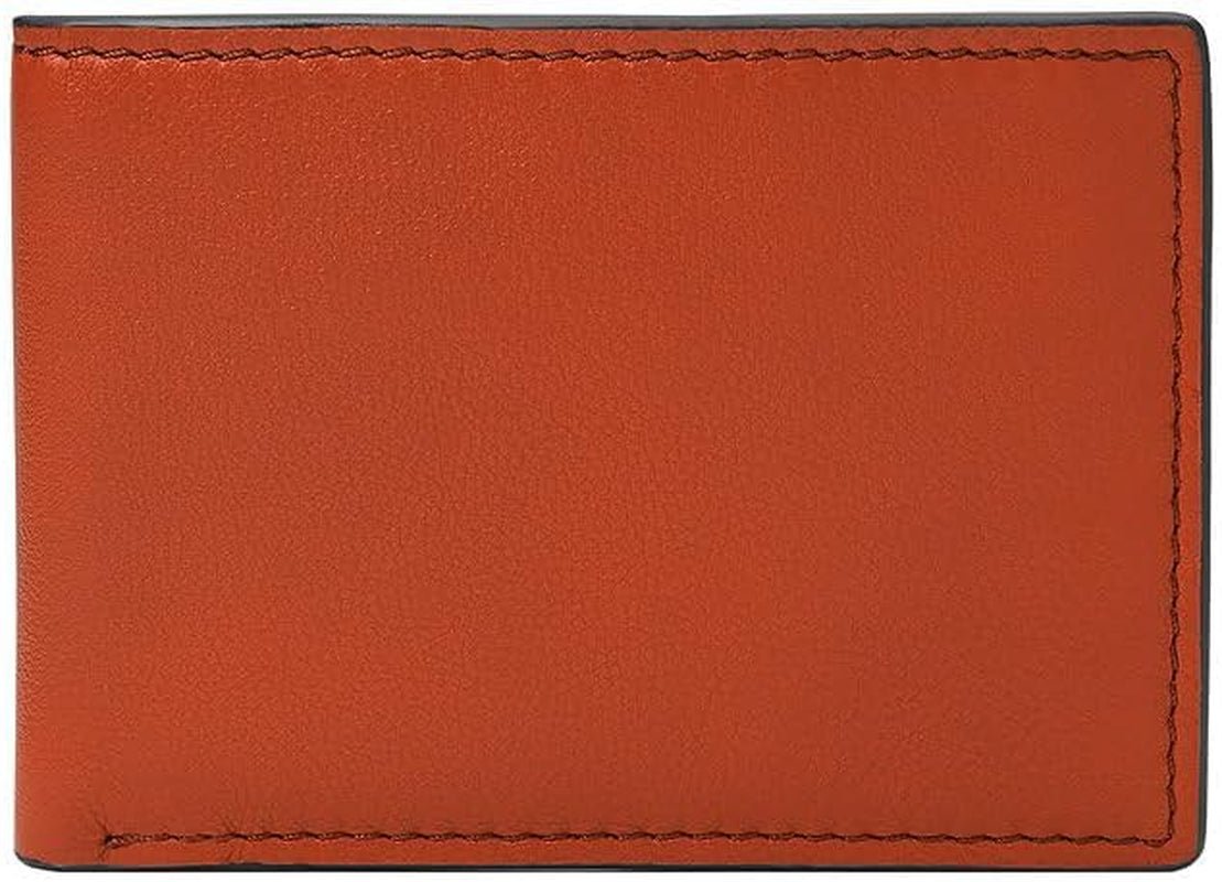 Fossil Steven Casual, 11,43 cm L x 1,27 cm B x 7,62 cm H Herren-Geldbörse Naty Shop Orange