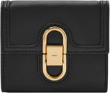 Fossil Damen Avondale Leder Trifold SL8292216 Naty Shop Damen Geldbörse Schwarz 10,8 cm L x 1,3 cm B x 10,2 cm H
