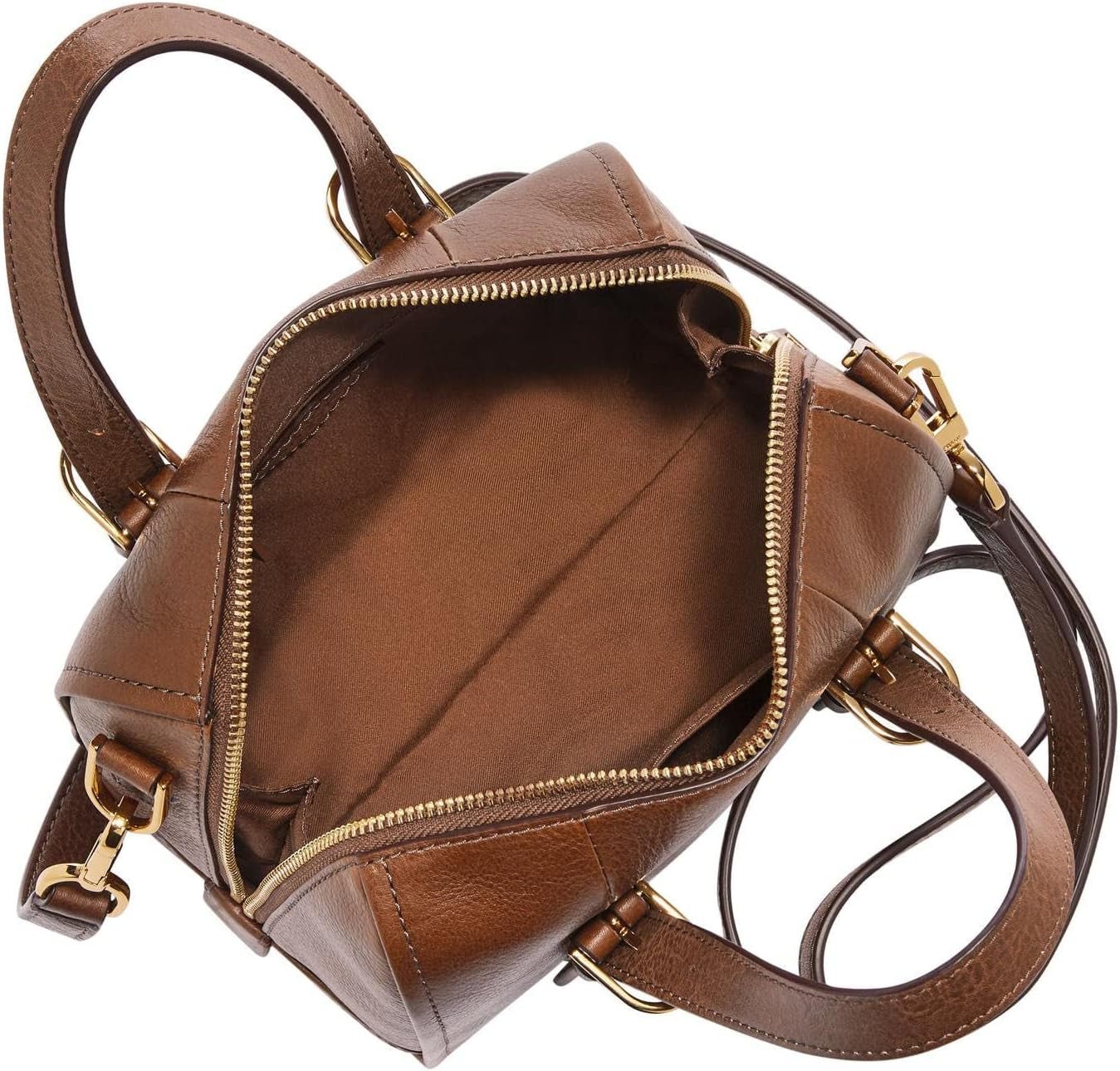 Fossil Damen Carlie Leder Mini Satchel Geldbörse Damen Handtasche Taschen Damen Naty Shop