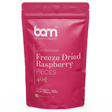 Gefriergetrocknete Früchte BAM, 40 Gramm, natürliche Früchte, perfekte Desserts, reichhaltiger Geschmack (Erdbeere). Dehydrierte Produkte Naty Shop Himbeere