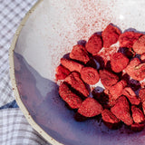 Gefriergetrocknete Früchte BAM, 40 Gramm, natürliche Früchte, perfekte Desserts, reichhaltiger Geschmack (Erdbeere). Dehydrierte Produkte Naty Shop