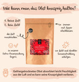 Gefriergetrocknete Früchte BRIX | Natürliche Mischung aus Trockenfrüchten 80 g | Great Taste Award für Trockenfrüchte | GVO-frei, glutenfrei, vegan, ohne Vitamine. Naty Shop dehydrierte Produkte