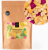 Gefriergetrocknete Früchte BRIX | Natürliche, trockene Mischung aus tropischen Früchten 80 g | Great Taste Award für Trockenfrüchte | GVO-frei, glutenfrei, vegan, Vitamine bleiben erhalten. Standardtitel für dehydrierte Produkte von Naty Shop