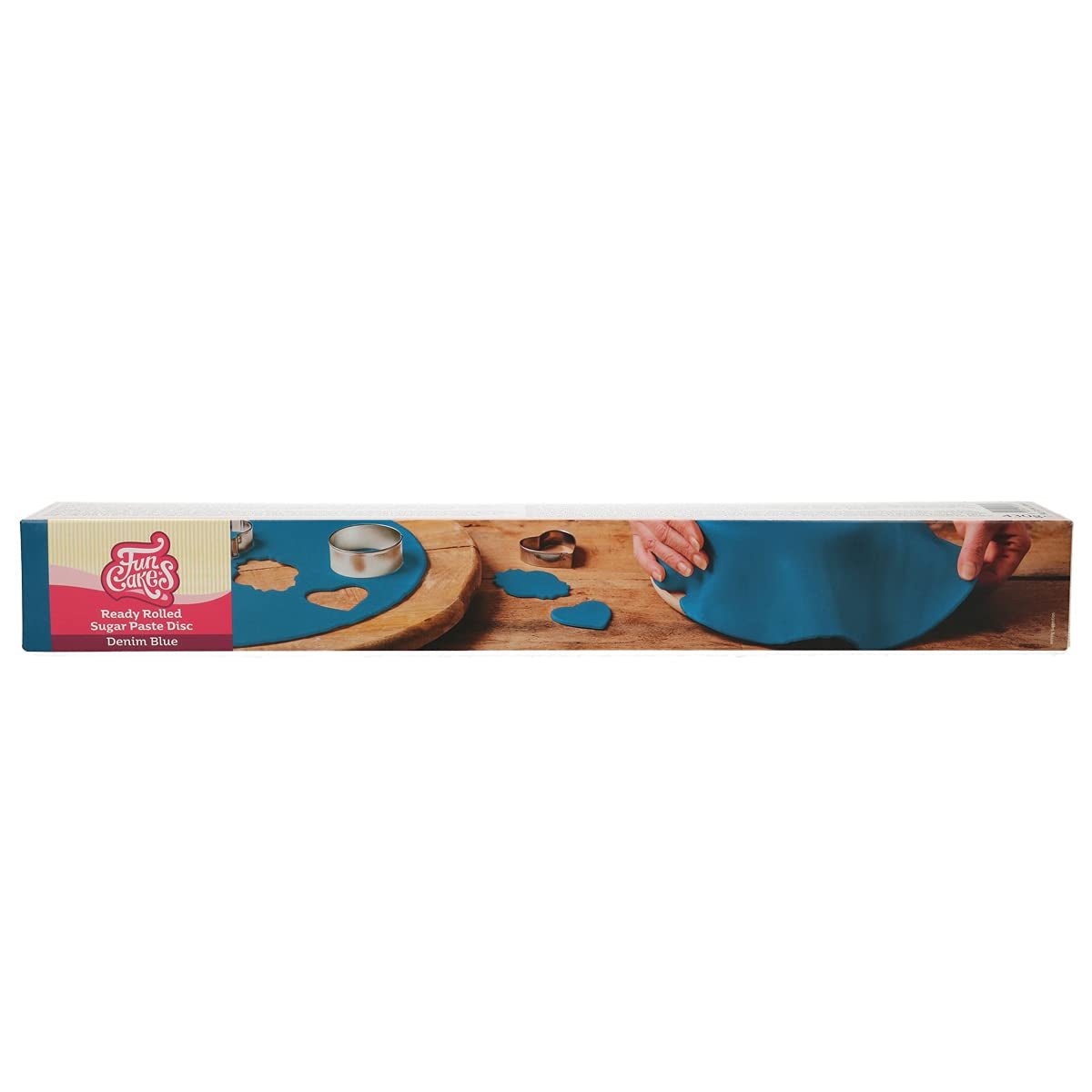 FunCakes Spring Greens Rollfondant-Scheibe: Köstlicher Vanillegeschmack, bereits gerollt, einfach zu verwenden, perfekt zum Dekorieren von Kuchen, 430 g Naty Shop Demin Blue Sugarpaste