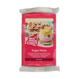 FunCakes Fondant mit Zitronengeschmack: Köstlicher Geschmack, glatte Textur, leicht zu verteilen, gerollter Fondant, perfekt für Kuchen, Cupcakes und Kekse. Halal, koscher und glutenfrei. 250 g (3er-Pack) Naty Shop Zuckerpaste