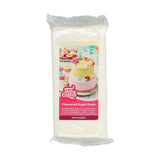 FunCakes Fondant mit Zitronengeschmack: Köstlicher Geschmack, glatte Textur, leicht zu verteilen, gerollter Fondant, perfekt für Kuchen, Cupcakes und Kekse. Halal, koscher und glutenfrei. 250 g (3er-Pack) Naty Shop Zuckerpaste 1 kg weißer Marshmallow