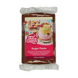 FunCakes Kastanienbrauner, laminierter Fondant: Einfach zu verwenden, glatt, flexibel, weich und biegsam, perfekt zum Dekorieren von Kuchen, Halal-, koscher- und glutenfrei, 250 g Zuckerpaste. Naty Shop-Standardtitel