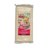 FunCakes Rollfondant Elegant Ivory: Einfach zu verwenden, glatt, flexibel, weich und biegsam, perfekt zum Dekorieren von Kuchen, Halal, koscher und glutenfrei. 1 kg Naty Shop Default Title Zuckerpaste