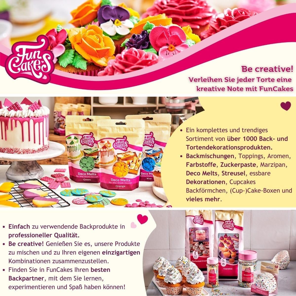 FunCakes rubinrote Fondantrolle: einfach zu verwenden, glatt, flexibel, weich und biegsam, perfekt zum Dekorieren von Kuchen, halal, koscher und glutenfrei, 250 g Naty Shop Zuckerpaste