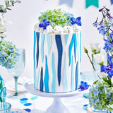 FunCakes Sea Blue Rollfondant: Einfach zu verwenden, glatt, flexibel, weich und biegsam, perfekt zum Dekorieren von Kuchen, halal, koscher und glutenfrei. 1 kg Naty Shop Zuckerpaste