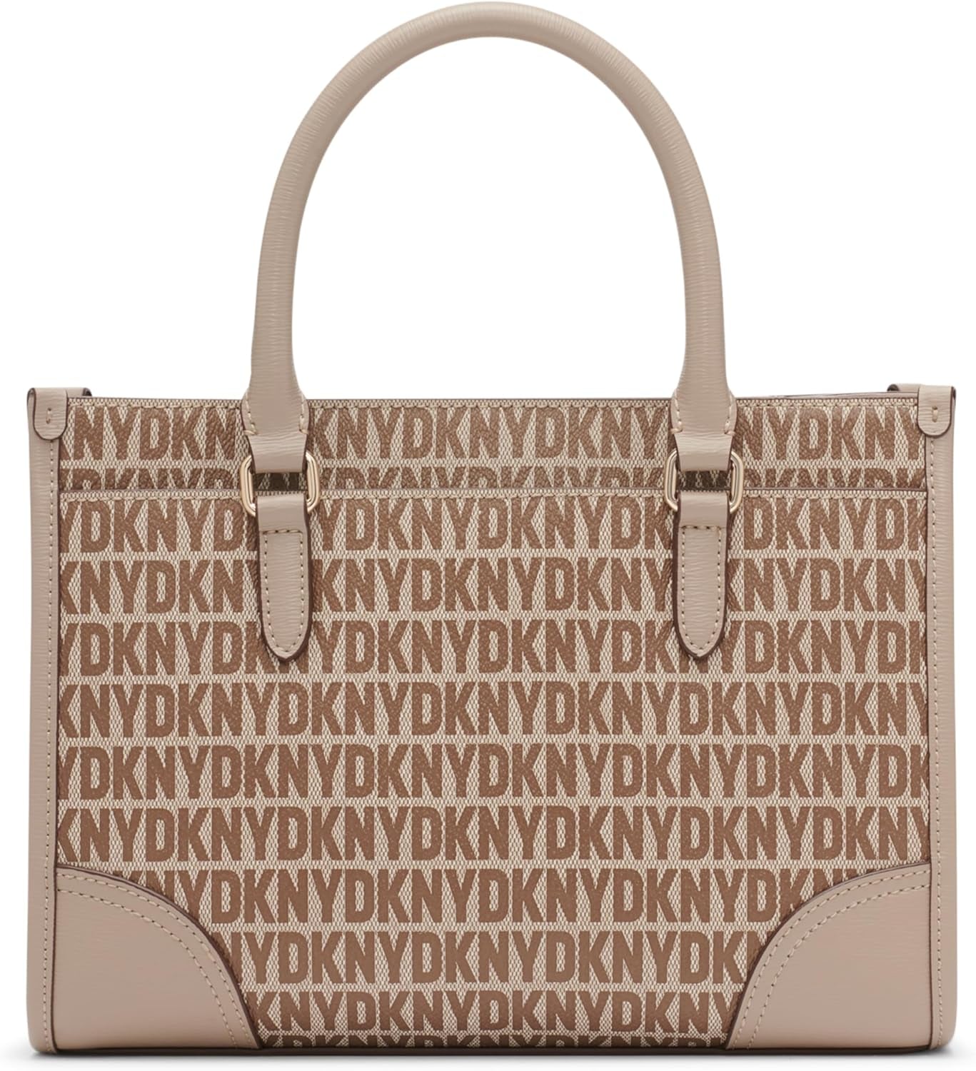DKNY Damen Casual Tote Satchell, Chino/Toffee Damentaschen Naty Shop