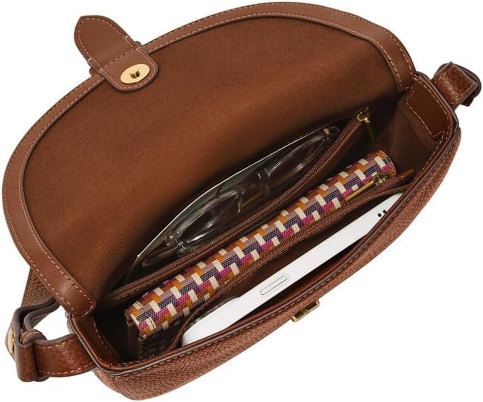 Fossil Everleigh Handtasche aus Leder oder Baumwolle für Damen Taschen Damen Naty Shop