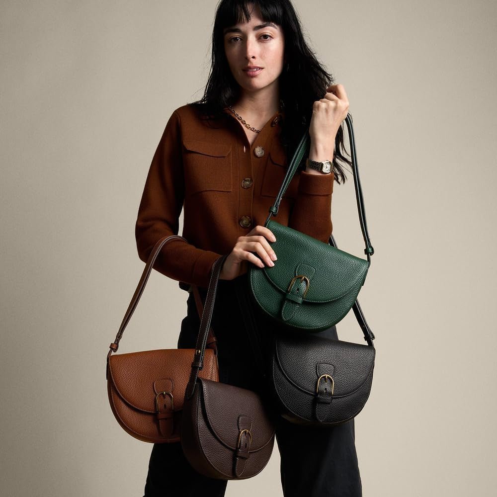 Fossil Everleigh Handtasche aus Leder oder Baumwolle für Damen Taschen Damen Naty Shop